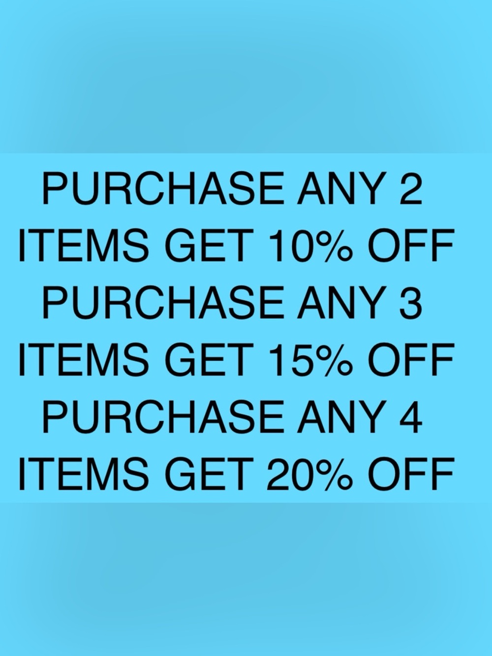 FLASH BUNDLE SALE ON ALL ITEMS